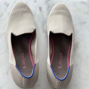 Rothy's Women's beige loafers
